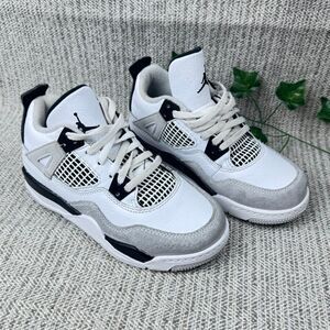 Nike Air Jordan 4 Retro PS “Military Black White Grey” BQ7669-111 13C